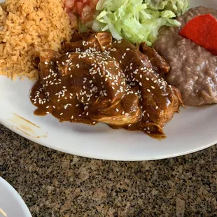 Chicken Mole Plate