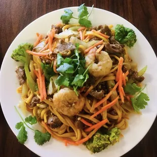House special Lo Mein (shrimp, pork, chicken, beef)