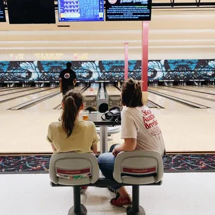 Bowling lanes, fun
