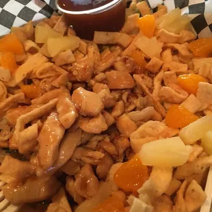 Asian sesame chicken salad -yum!