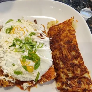 a plate of food on a table