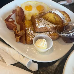 French toast plate