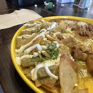 Chile verde breakfast.