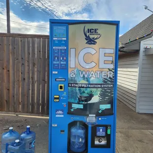 Ice and water refill 18 gallons for the week! Stay hydrated my friends.