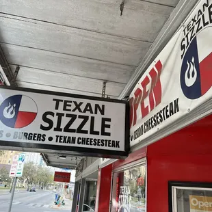 Outside Texan Sizzle