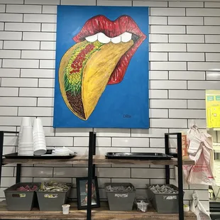 Cute interior - order at the counter