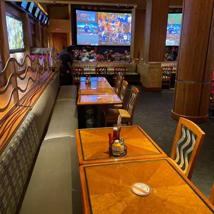 interior, sushi and sashimi