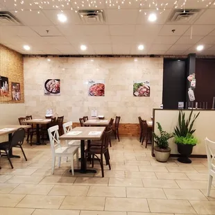 sushi and sashimi, interior