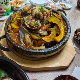 Seafood Kalbi Stew