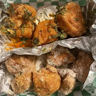 Garlic parm/ranch  Sweet sriracha