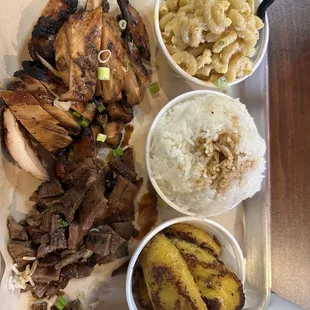 Island Plate plus plantains