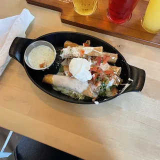 Loaded Chicken Taquitos