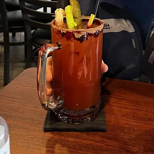 Michelada w/ shrimp