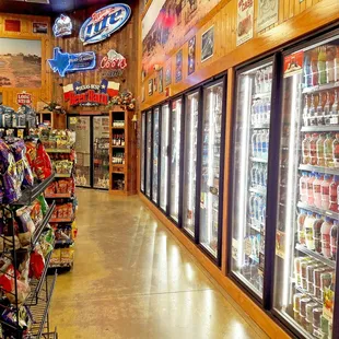 the inside of a store