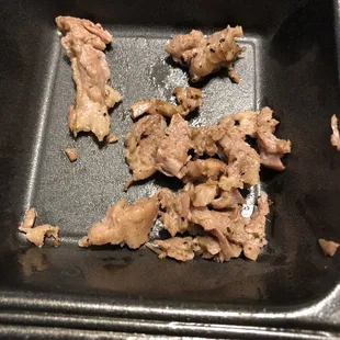 I said no fat. Hmmmm maybe they don't understand the word NO??