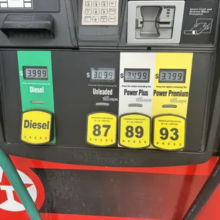 Gas prices on 10-22-2023