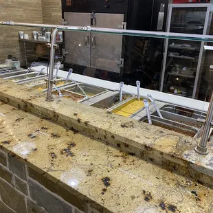 Select your sides and sauce-- regular or spicy.