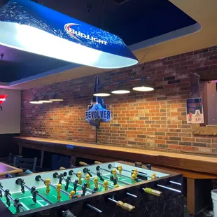 Shot of other games at the bar