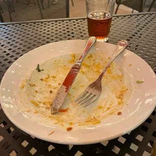 Bistro Pasta I think. He ate it so fast I couldn&apos;t get a picture.