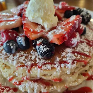 Very Berry pancakes