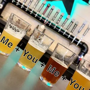 Half pour flight