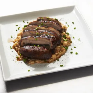 Portobello Mushroom with Risotto
