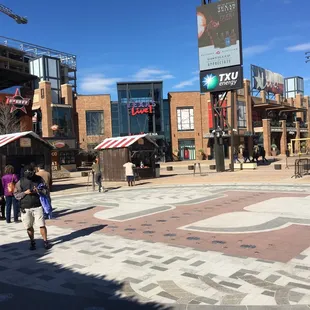 Right in front of Texas Live!