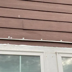 a close up of a window