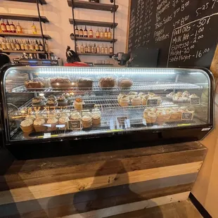 Display of baked goods.