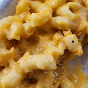 Macaroni and cheese fabulous.