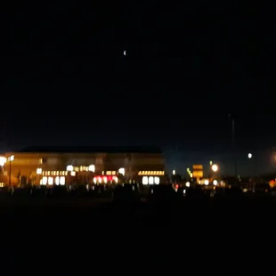 From the parking lot