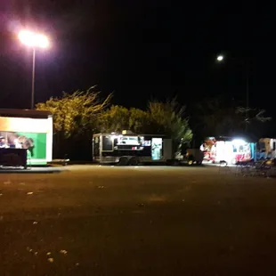 Food trucks and you can take a picture riding a bull!