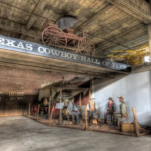 Authentic Chuckwagon packed as it would have been on a cattle drive. (Yes we know the maniquins are not real!)