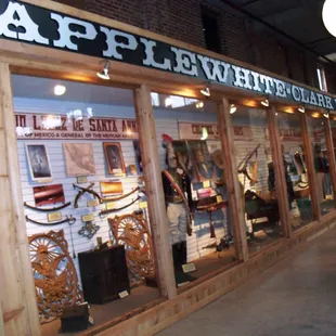 APPLEWHITE-CLARK EXHIBIT. Orig.artifacts from Repbulic of Tx circa 1830-1855. 'Til Dec 31, 2012. Not see anywhere else in world.