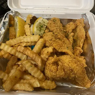 Fried Fish and Fries are good