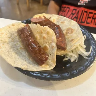 Sausage taco