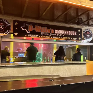 people standing in line