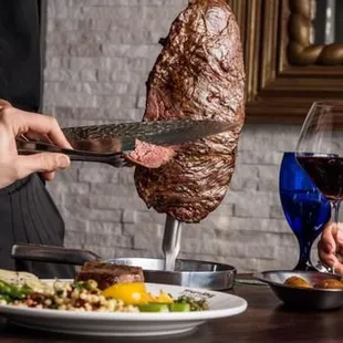 steak, food