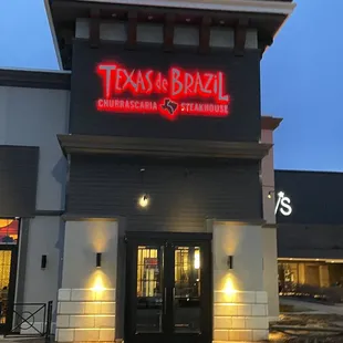entrance to restaurant