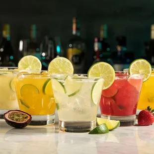 Sample Brazil&apos;s most famous cocktail, the Caipirinha. Offered in various flavors!