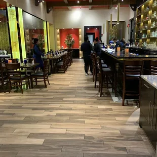 Cool, modern ambiance
