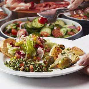 salads, food