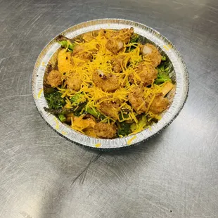 Crispy Chicken Loaded Fries