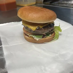 Cheeseburger Sandwich