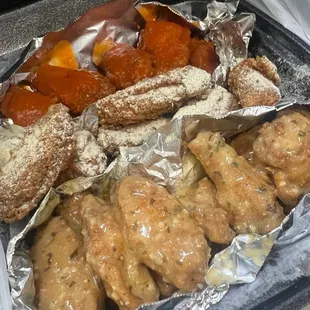 fried chicken, poultry, bbq chicken, chicken wings and fried chicken, food, fried chicken wings, chicken wings, chicken, bbq wings