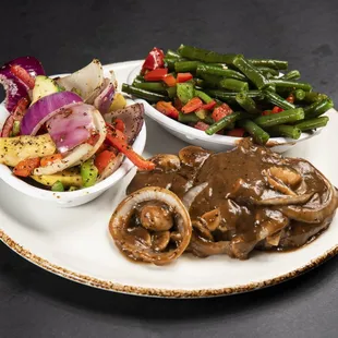 Our yummy Hamburger Steak!