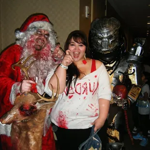 Redrum! Redrum! Fun folks at Frightmare