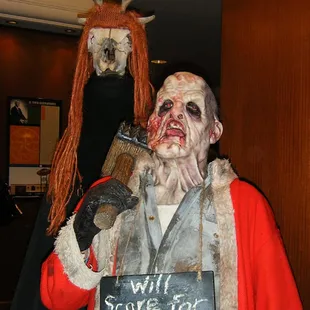 AH! bloody good costumes at Frightmare.
