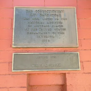 Located in historical building, The Confectionary Drug Store