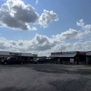 outside